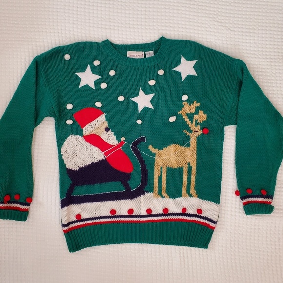 Sweaters - HOST PICK 🎉Vintage Ugly Christmas sweater SZ L
